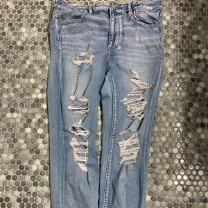 Hi-Rise Light Wash super stretchy Jeggings